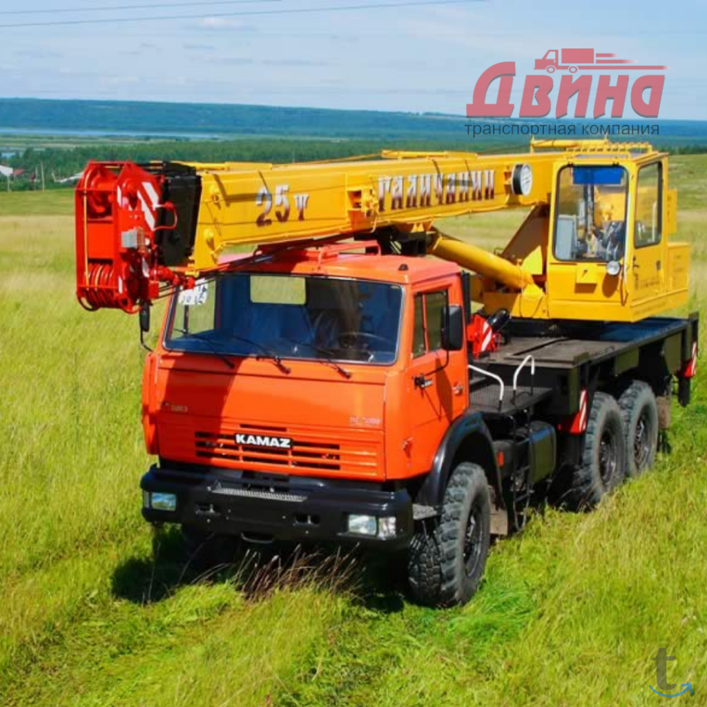 Аренда автокрана 25 тонн в Архангельске