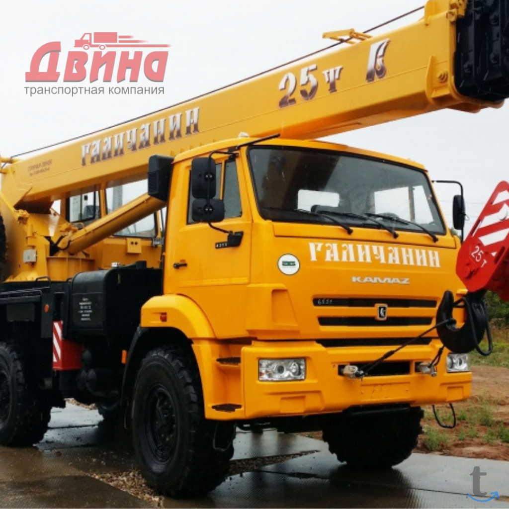 Аренда автокрана 25 тонн в Архангельске