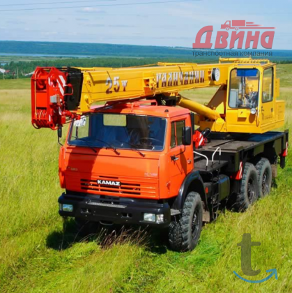 Аренда автокрана 25 тонн в Архангельске